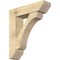 Ekena Millwork Legacy Slat Rough Sawn Bracket w/ Offset Brace, Douglas Fir, 8"W x 30"D x 34"H BKT0806X30X34LEC06RDF - alternate 1